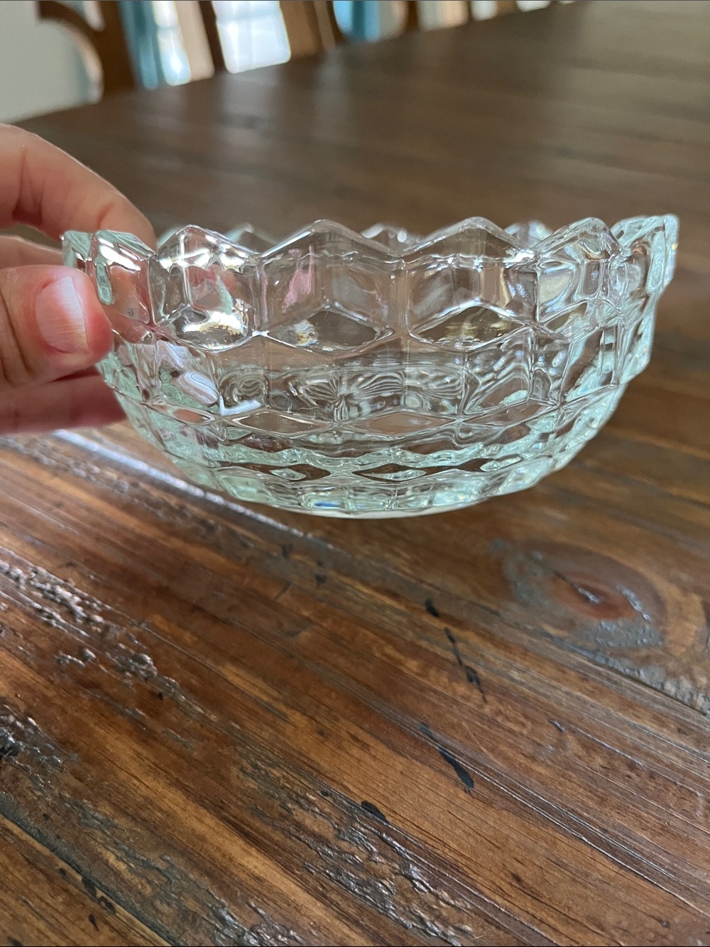 Vintage Homco Clear Cubist Fairy Lamb Bottom Only